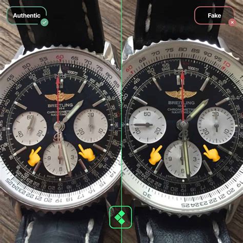 breitling anti glare|Fake Breitling vs Real: How to Spot a Fake Breitling Watch.